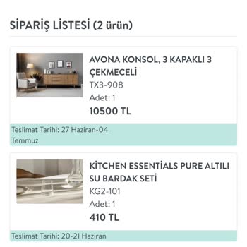 Vivense Bir Türlü Gelmeyen Sipariş