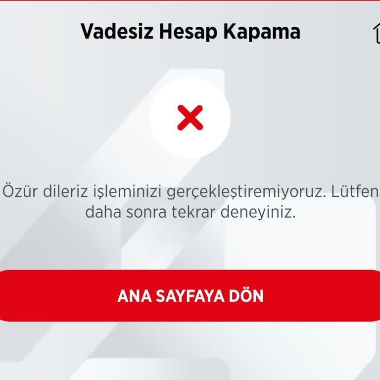 Ziraat Banka Hesap Kapatamama