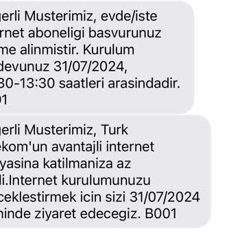 Türk Telekom Randevu Tarihinin Üstünden 3 Gün Geçti Gelen Yok