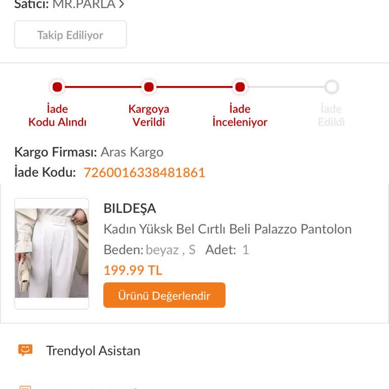 Trendyol Sağlam Gönderdiğim Pantolonda Leke Var Diyerek İade Yapmıyor