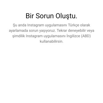 Instagram'a Giremiyorum