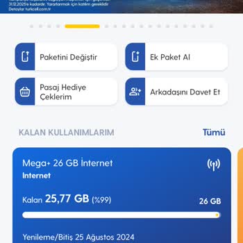Turkcell İnternet Kullanımı Çok Fazla