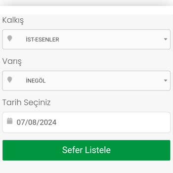 İnegöl Seyahat'te Beklentileri Karşılamayan Hizmet