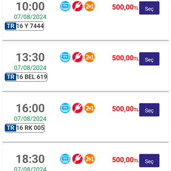 İnegöl Seyahat'te Beklentileri Karşılamayan Hizmet