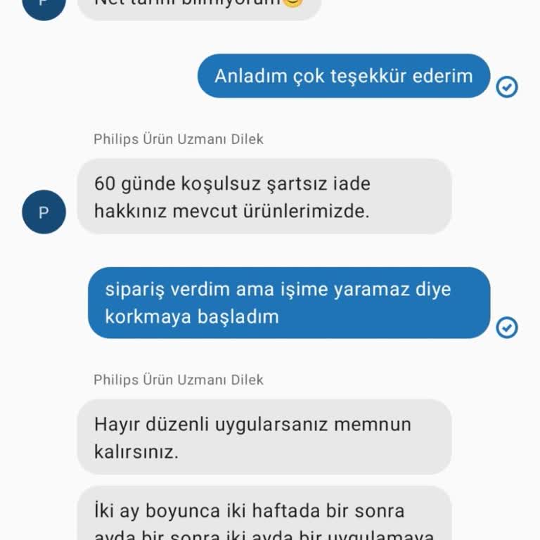 PHILIPS Ev Aletleri Philips İade Aldatması