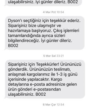 Dyson Gen5 Detect Ayıplı Mal Firma Kabul Etmiyor