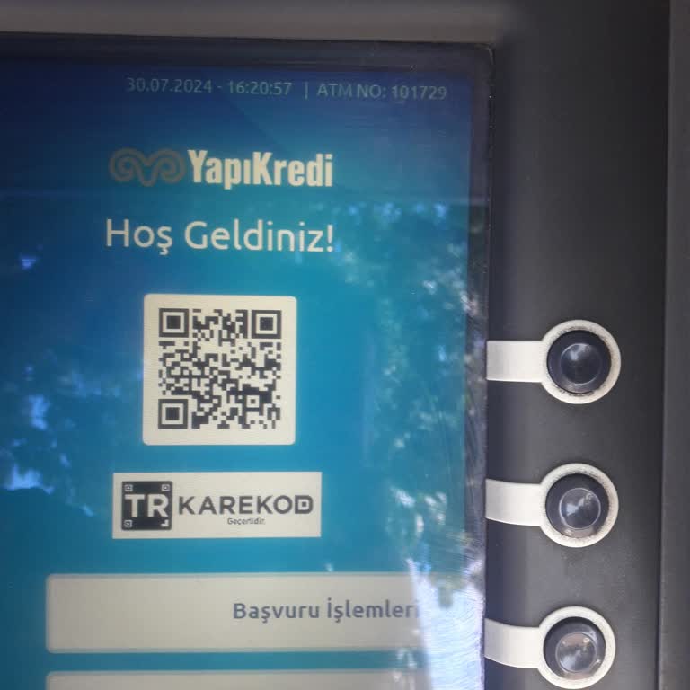 Yapı Kredi ATM Param Alı Konuldu