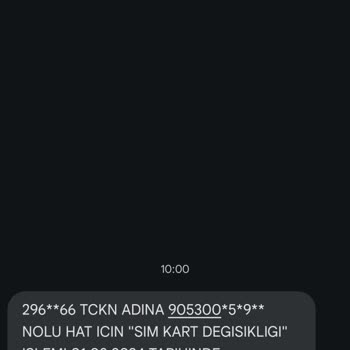 Turkcell'den Yasal Uyarı Mesajı