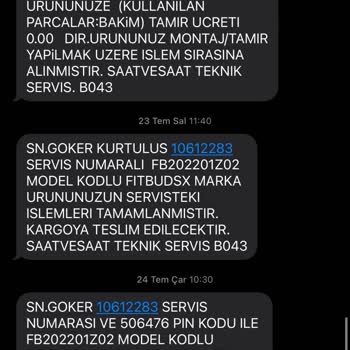 Saat & Saat Ayıplı Ürünü 4. Kez Servise Yolluyor.