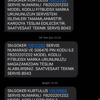 Saat & Saat Ayıplı Ürünü 4. Kez Servise Yolluyor.
