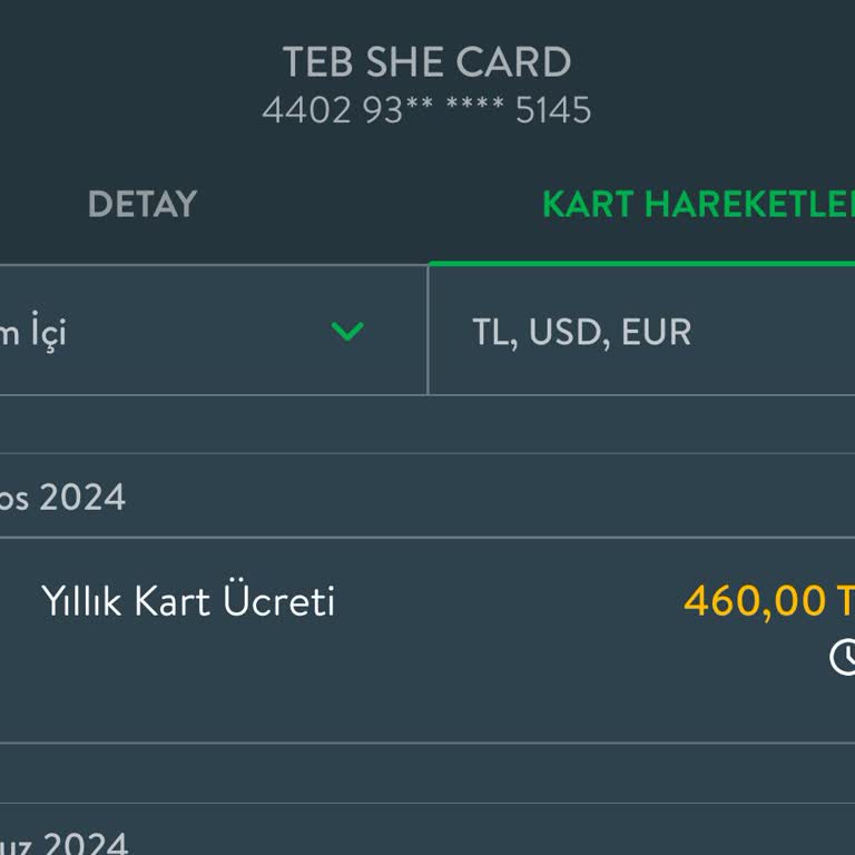 TEB Kredi Kartı Aidatı