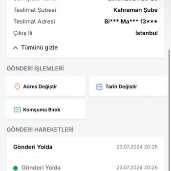 Trendyol Express Kargonun Teslim Edilmemesi, Ürünün Kaybolması