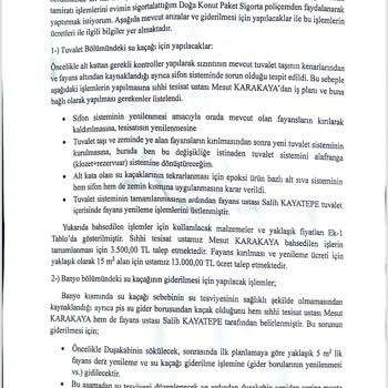 Doğa Sigorta Konut Poliçesi Çözümsüzlüğü