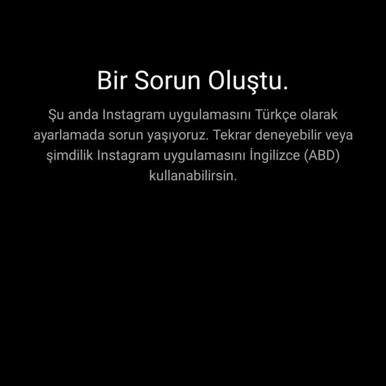 Instagram'da Erişim Yok