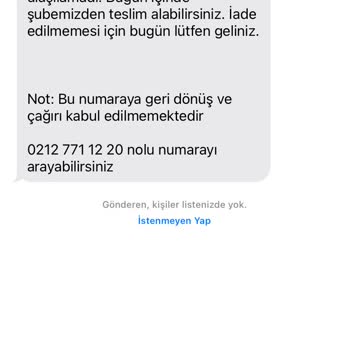 Hadımköy Sürat Kargo Kargo Getirmiyor Şubeden Teslim Alın Mesajı