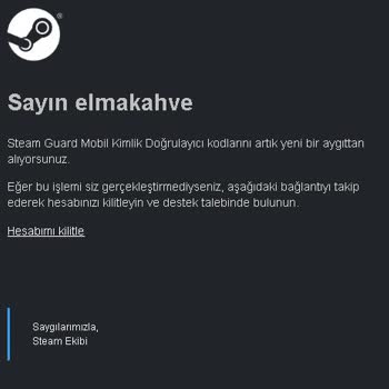 Steam Hesabım Çalındı Lütfen Yardımcı Olun
