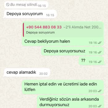Trendayakkabim34 (Instagram) Satıcının İlgisizliği Ve Vadedilen Zaman Zarfında Siparişi İletmemesi.