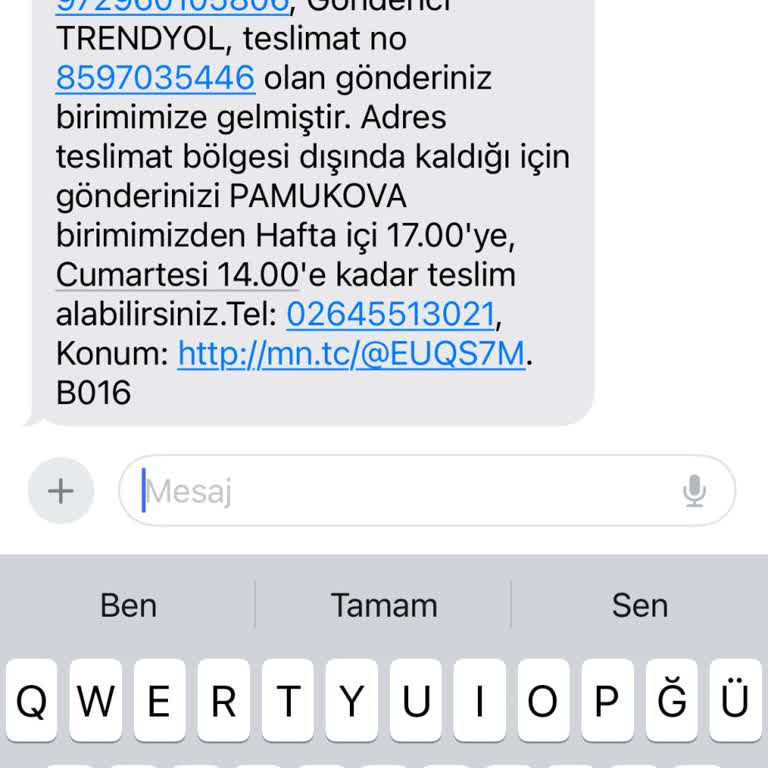 MNG Kargo Ürünüm Başka Şehrin İlçesinde. Oradan Almam Gerekiyormuş