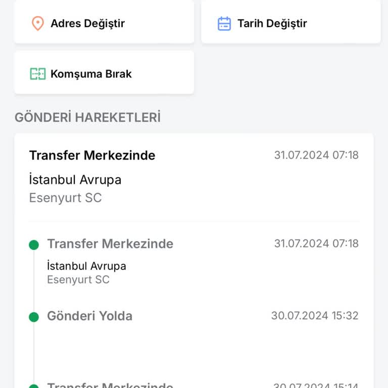 Trendyolmilla Trendyol Express Tarafından Gelmeyen Kargo