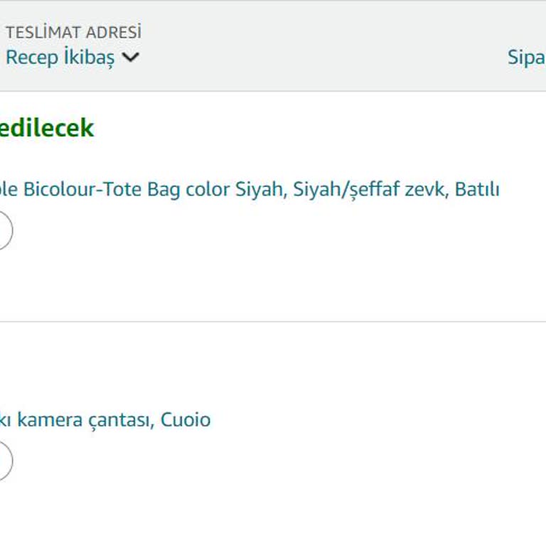 Amazon Yurt Dışı Sipariş Tedariki