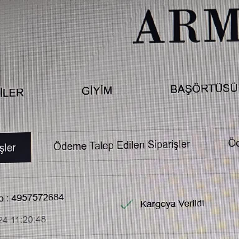 Armine'den Teslim Edilmeyen Ürün