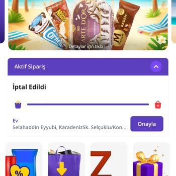 Konya Selçuklu Yazır Getir İzinsiz Sipariş İptali