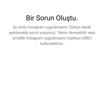 Instagram Akışı Yüklenmiyor