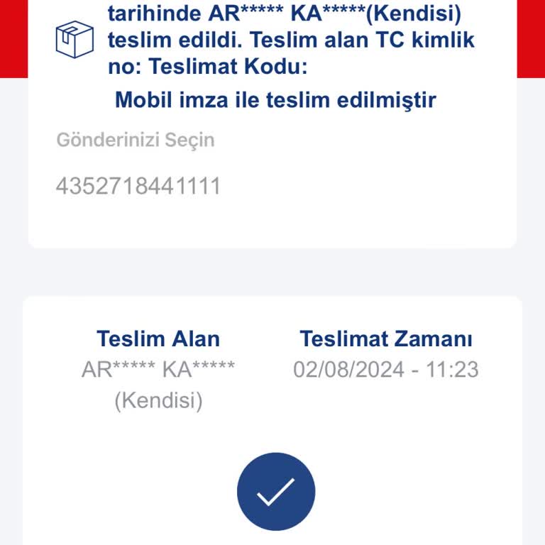 Aras Kargo Teslim Etmeden Teslim Edildi Mesajı Atıyor