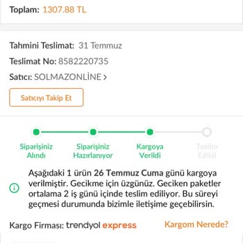Trendyol'da Satıcı İlgisizliği Ve Geciken Kargo Sorunu