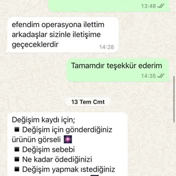 MÜQ İadesini Yaptığım Ürünün Geri Ödemesini Alamadım.