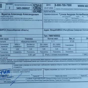 ТК Энергия груз авиа Новосибирск - Владикавказ не прибыл