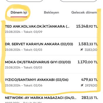 Akbank Ekstrede Mükerrer İşlem