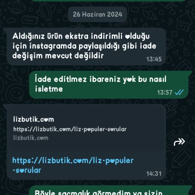 Lizbutik.com Ürünler Görselle Alakası Yok