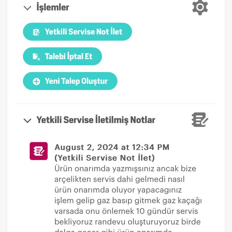 Arçelik Klima Servis Randevusunda Mağduriyet