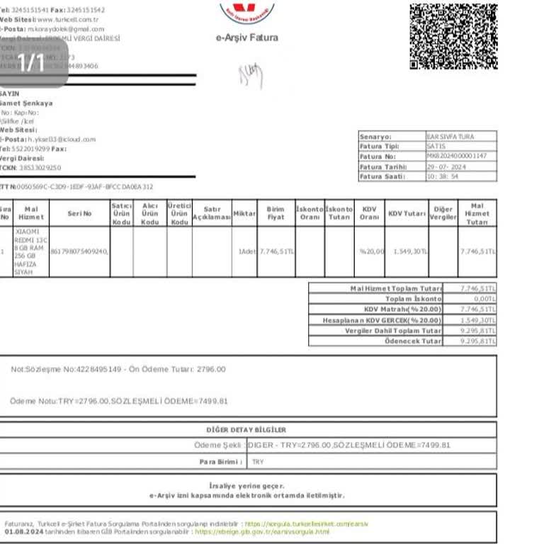 Turkcell Ödeme Sorunu Ve İlgisiz Müşteri Hizmetleri