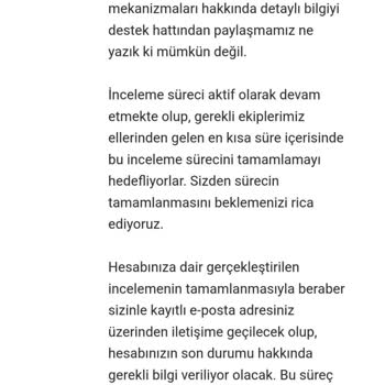 Okex TR Hesap Askıya Alındı
