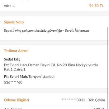 Trendyol Yemek Sipariş Teslimatında Yaşanan Aksaklık Ve Mağduriyet