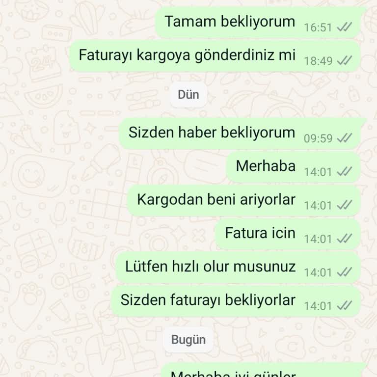 Feminen Moda Tesettür WhatsApp Müşteri Hizmetleri İlgisizliği