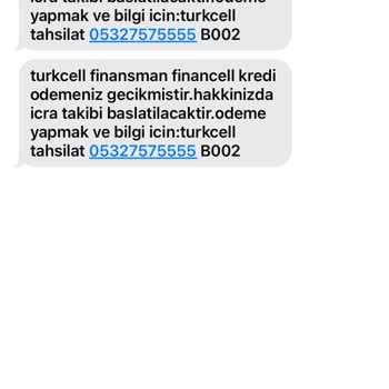 Financell (Turkcell Finansman) Telefon 2 Adet