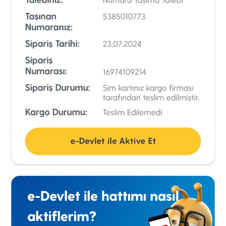 Turkcell Hat Taşıma Başvurum 2 Haftadır Teslim Edilmedi