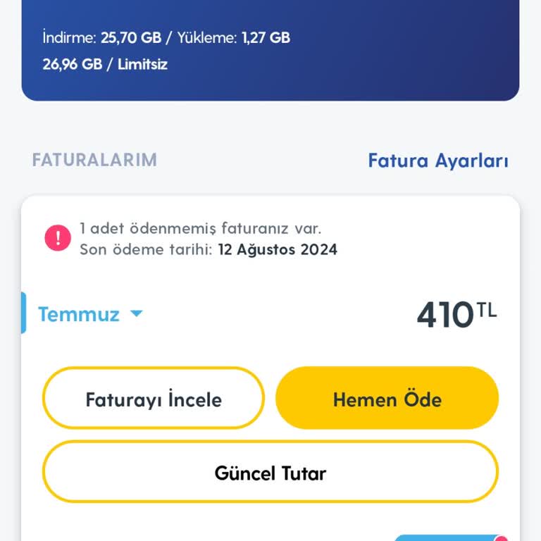 Superonline Engelli İndirimi Uygulanmayan Fatura Şikayeti