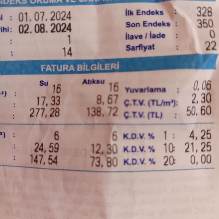 KOSKİ Yüksek Fatura