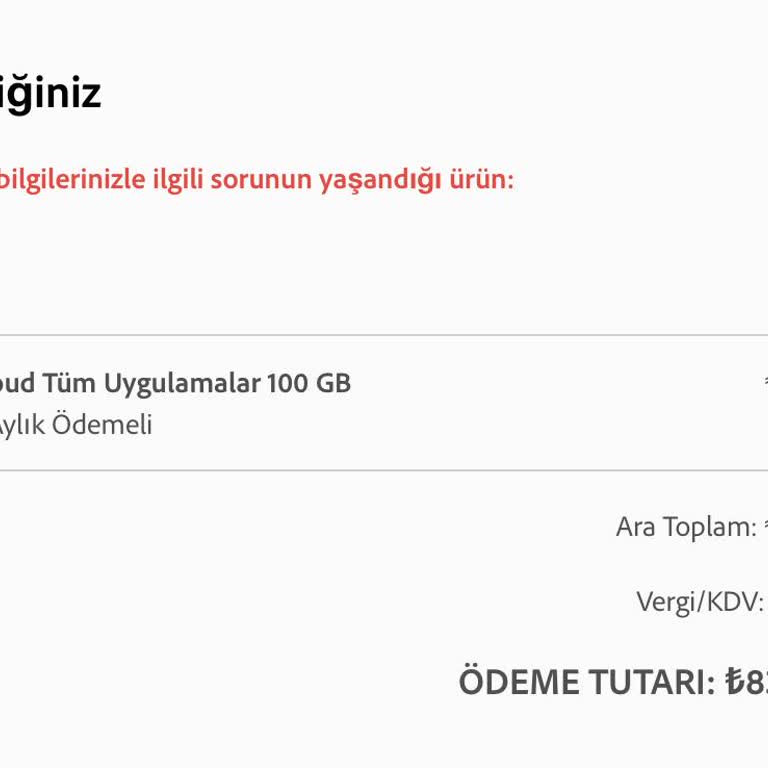 Adobe'nin Haksız Para Çekim Talebi.