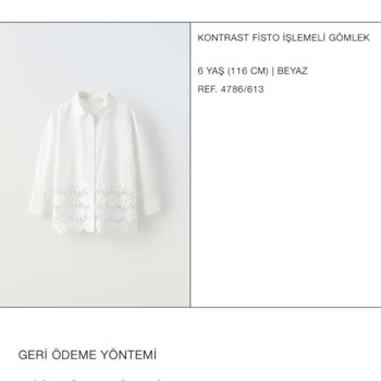 Zara İade Yatırılmıyor Kargom Teslim