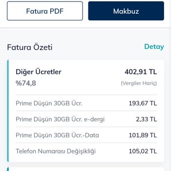 Türk Telekom Taahhüt Ücreti / Fatura Ücretinin Birbirinden Farklı Ve Fazla Olması