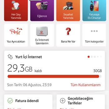Vodafone'da Tarifemi Düşüremiyorum, Müşteri Hizmetleri Yardımcı Olmuyor