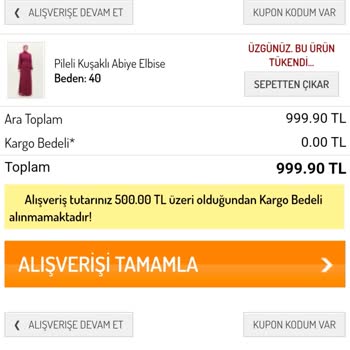 Sefamerve Ücret İadem Yapılmadı