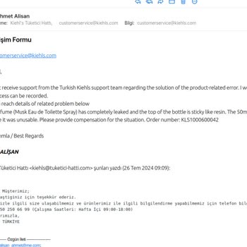 Kiehl's Ve Loreal Müşteri Destek Hattının Dalga Geçer Gibi Tutumu!