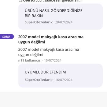 N11 Yanlış Ürün Ve İade Sorunu: Süperototedarik Mağazası