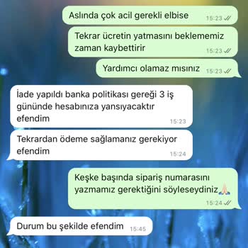 Maliav Butik (instagram: maliavdesign) Maliav Butik'ten Sipariş Ve İade Sorunu